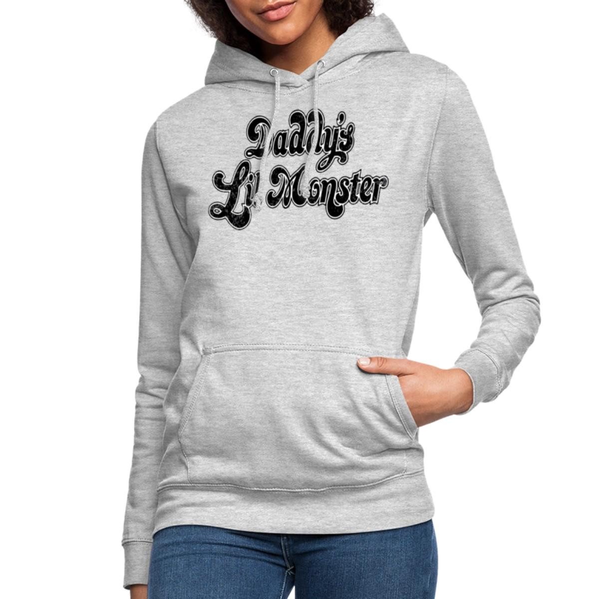 Spreadshirt Hoodie Harley Quinn Daddy's Lil Monster Damen Hoodie (1-tlg)