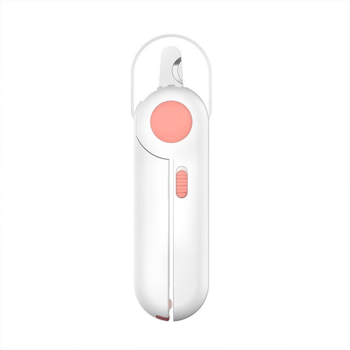 AURIVION Kräuterschere Nagelknipser mit LED Beleuchtung & Nagelfeile, (Set, 1-tlg., Spritzfester Nagelknipser für einfache Pflege), Kräuterschere Multifunktion für Garten & Haushalt