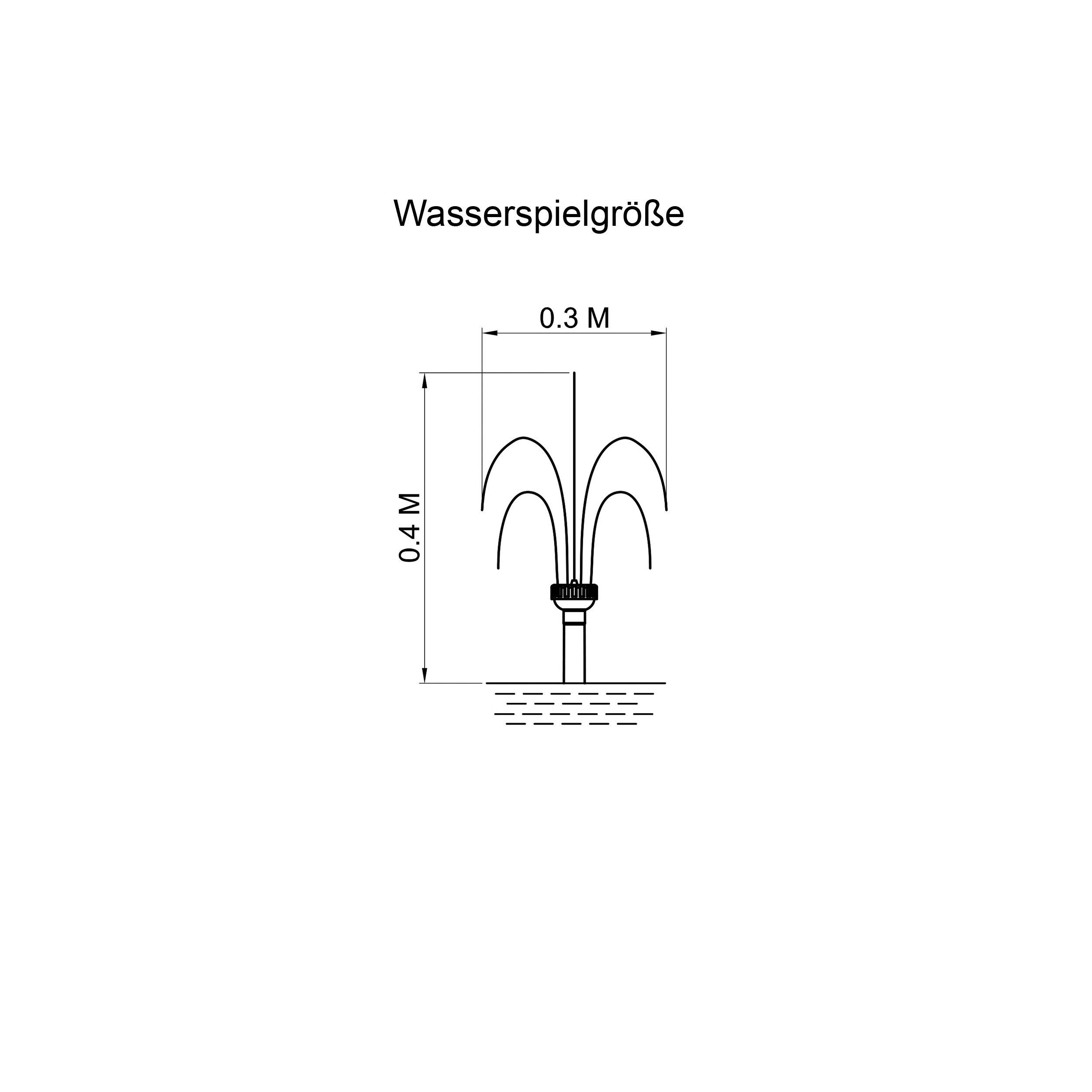esotec Solarpumpe 8/400 Teichpumpenset LED+Akkuspeicher, 400l/h, 8Wp Solarmodul 101936 (Komplettset)