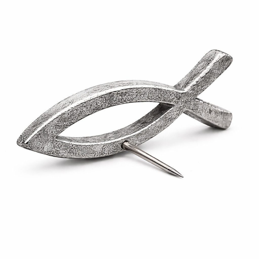 Gehlmann Dekofigur Kerzenstecker Fisch aus Aluminium