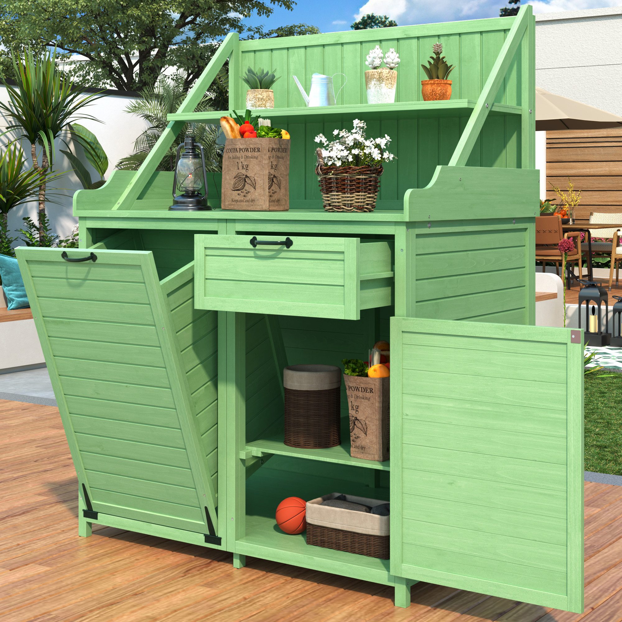 Flieks Garten-Geräteschrank, BxT: 100x45 cm, Gartenschrank günstig online kaufen