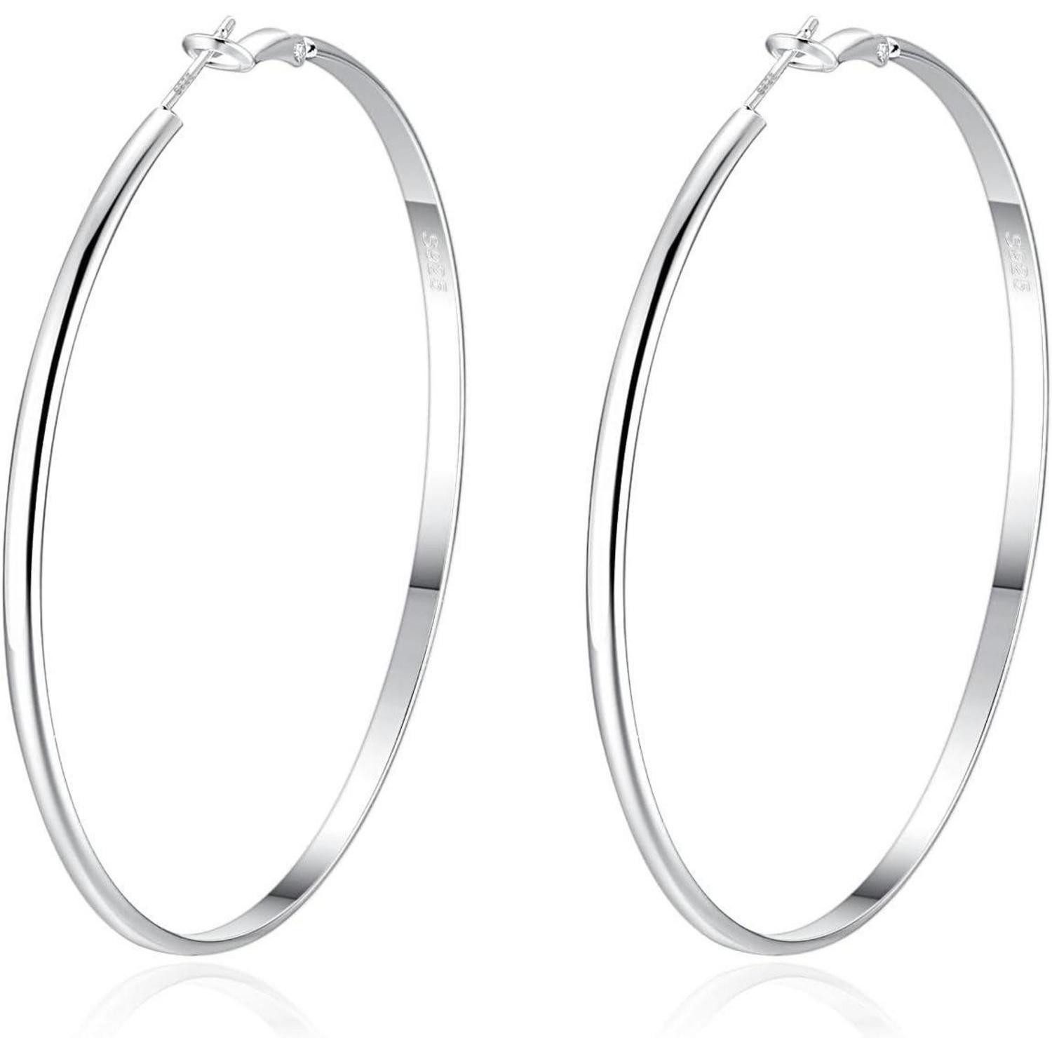 LuxusKollektion Schmuckset Ohrringe Creolen 925 Sterling Silber Hypoallerge günstig online kaufen