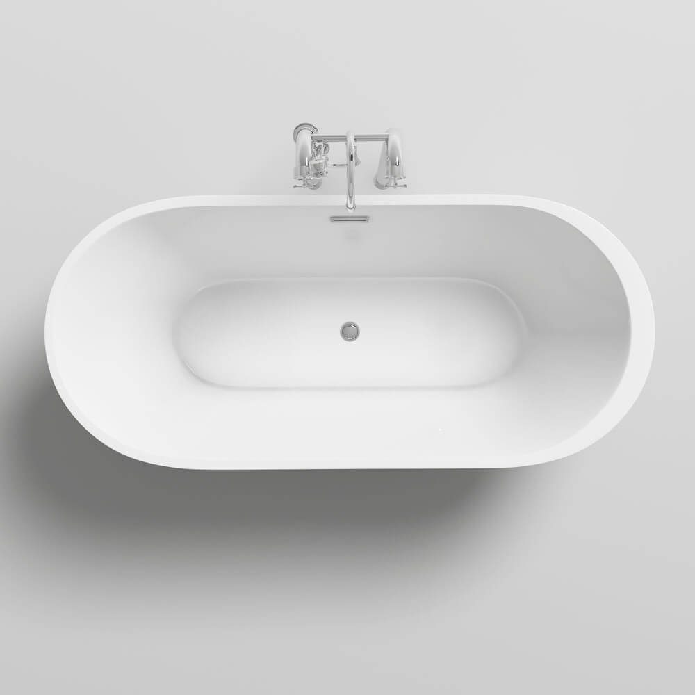 HOME DELUXE Badewanne Freistehende Badewanne CODO, (1-tlg), 170 x 80 x 58 cm - Füllmenge: 204 Liter I Freistehende Badewanne Spa – Bild 5 von 5