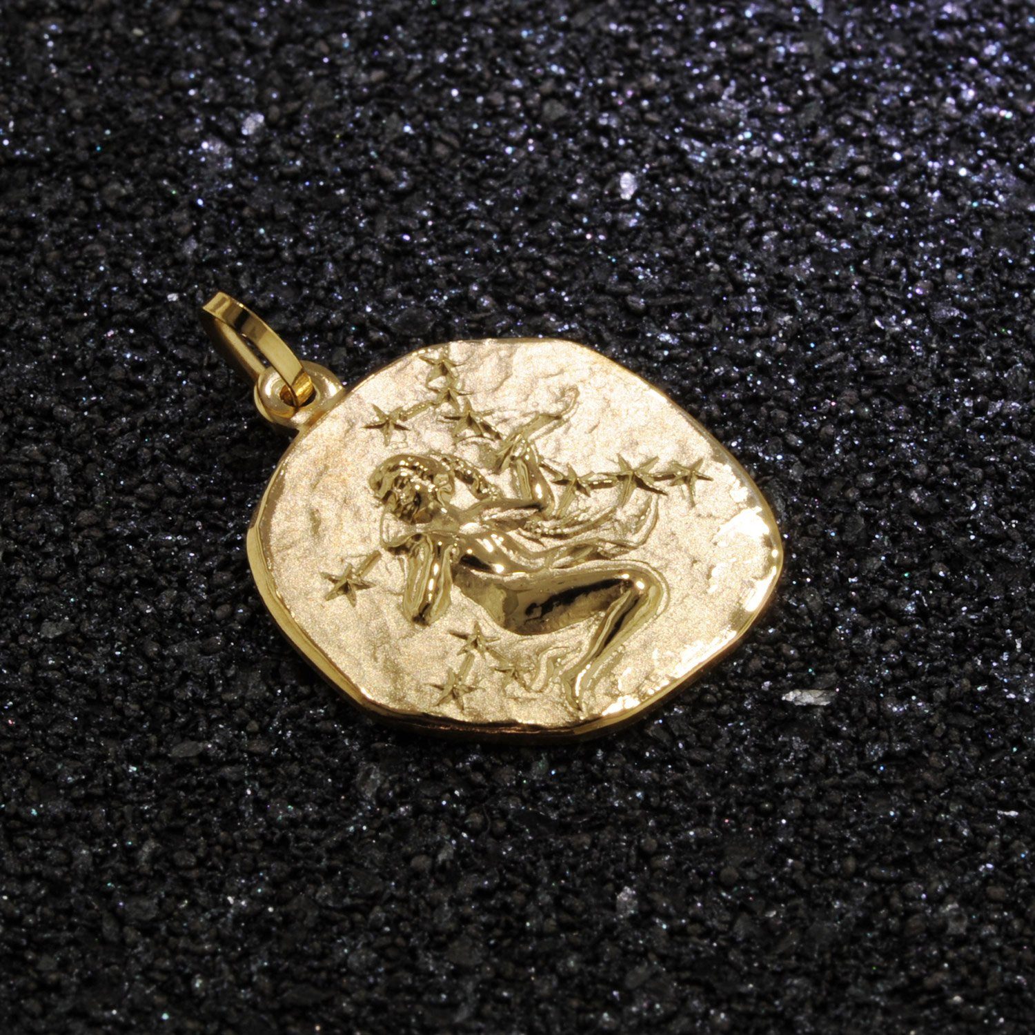 Sternzeichen- 333 Gold Jungfrau 16 mm Sternzeichenanhänger trendor