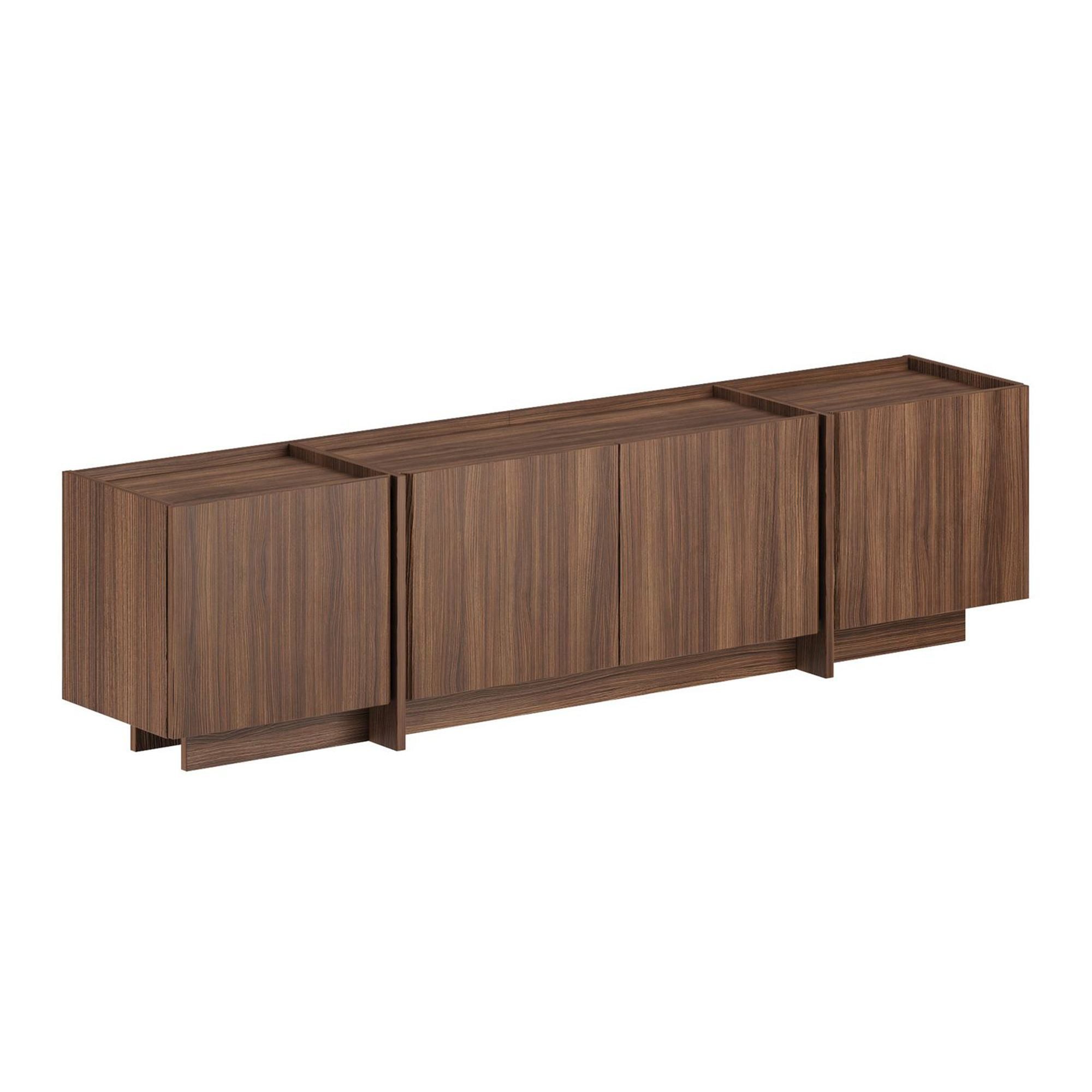 Skye Decor TV-Board Japandi Lowen (Packung, 1 St., 1 Side Board), TV-Lowboard 180 cm mit Stauraum Soft-Close