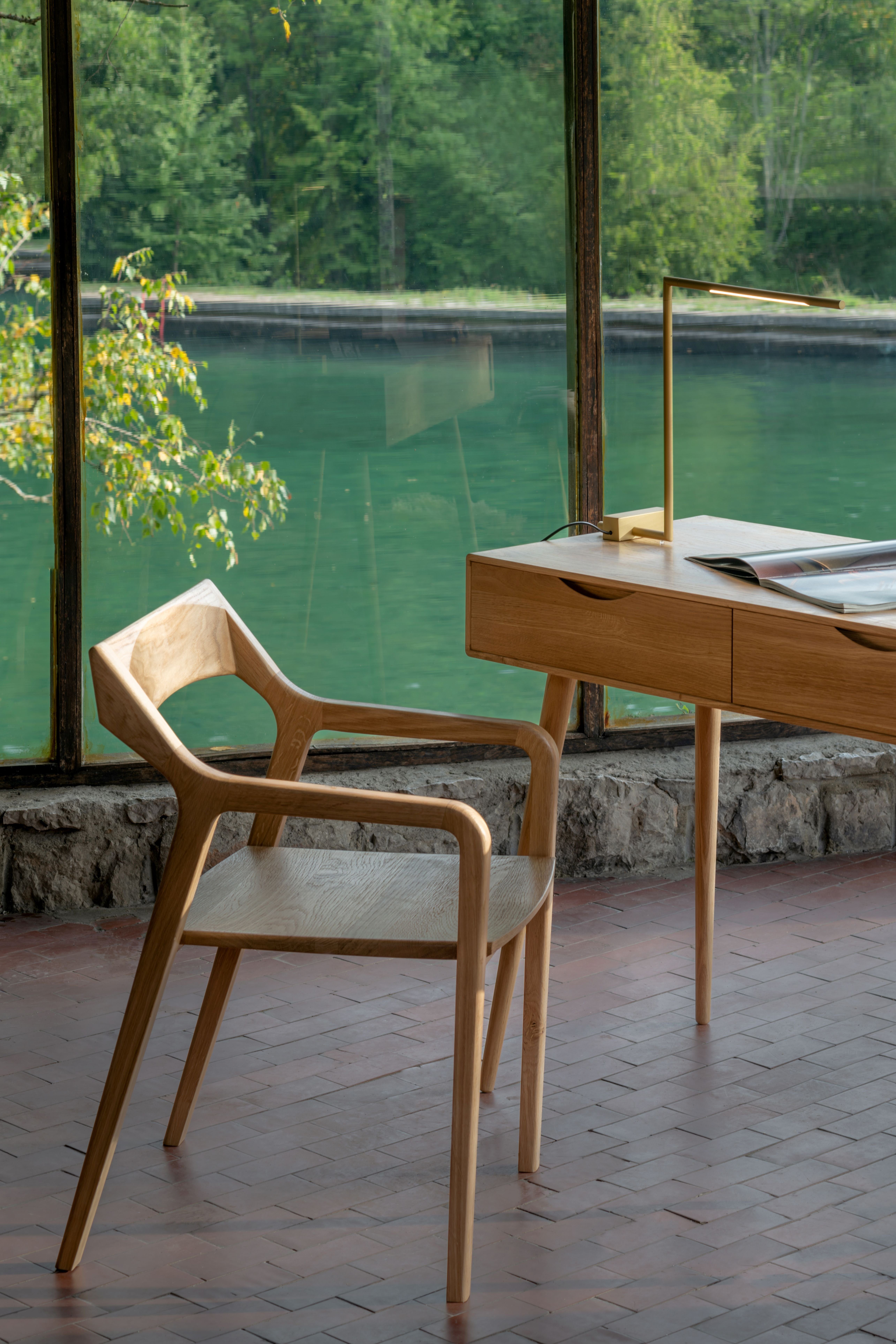 Mobello Stuhl Zeitloser Massiv Holz Designerstuhl, Bequemer Holzstuhl & Ess günstig online kaufen