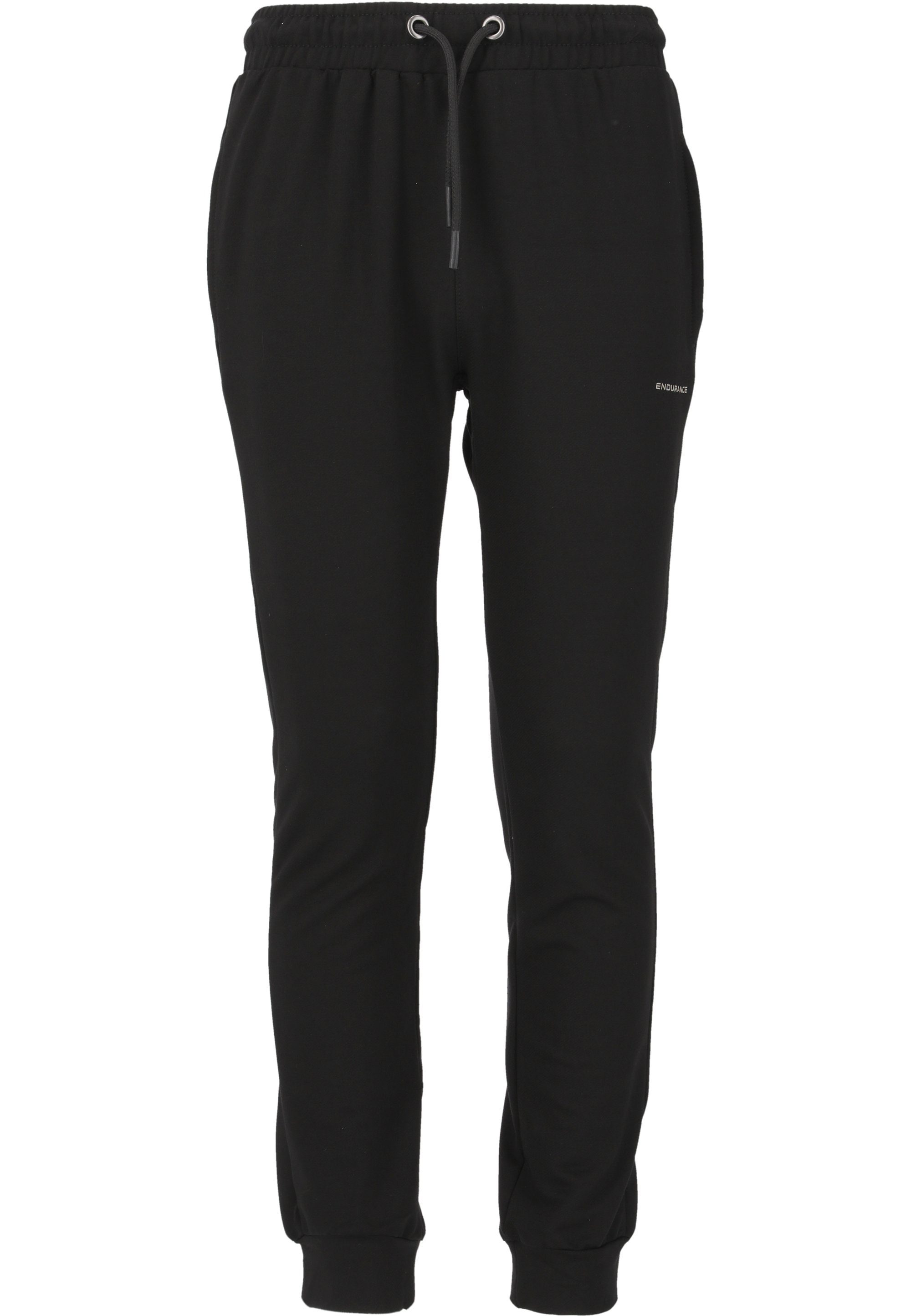 ENDURANCE Sweathose Grovent mit elastischem Bund schwarz | Jogginghosen