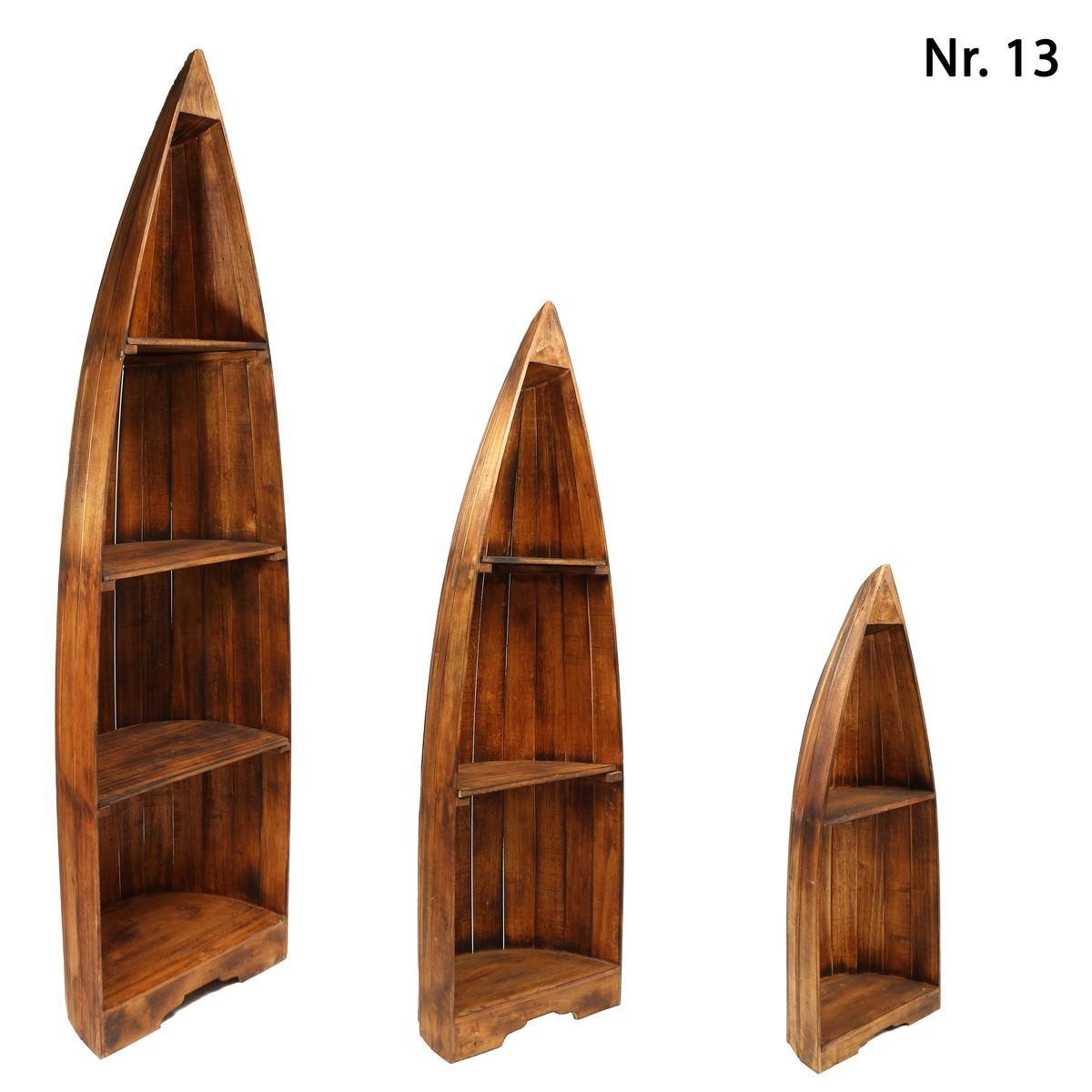 Oriental Galerie Standregal Bootsregal klein Nr 13 - hellbraun – Bild 2 von 2