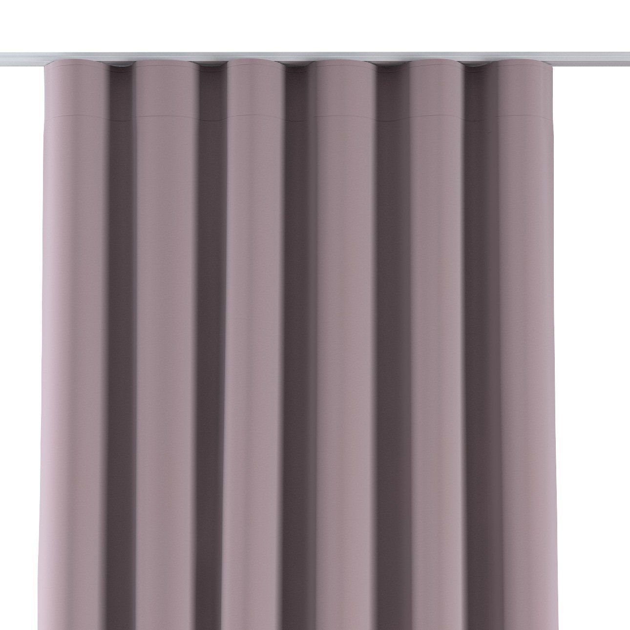 Vorhang Wellenvorhang 65 cm, Velvet, x 100 rosa Dekoria