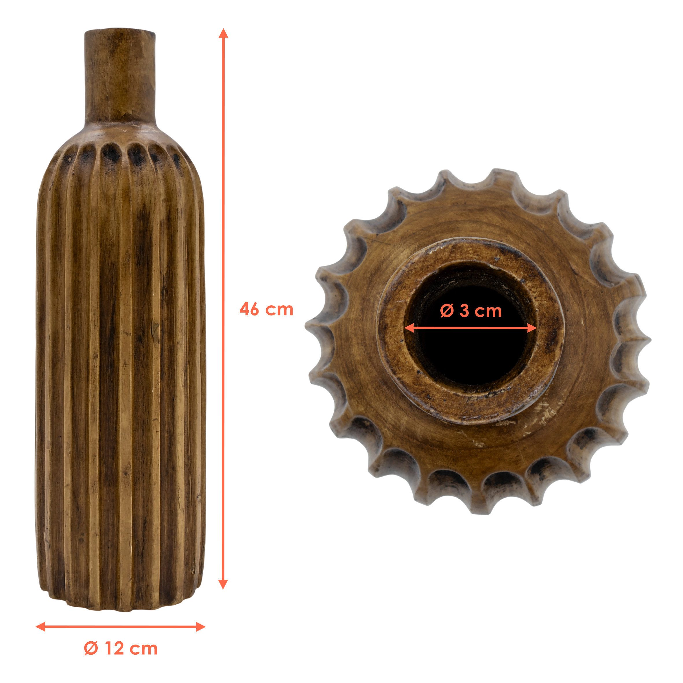 Spetebo Dekovase (Packung, 1 St., 1 Vase) günstig online kaufen