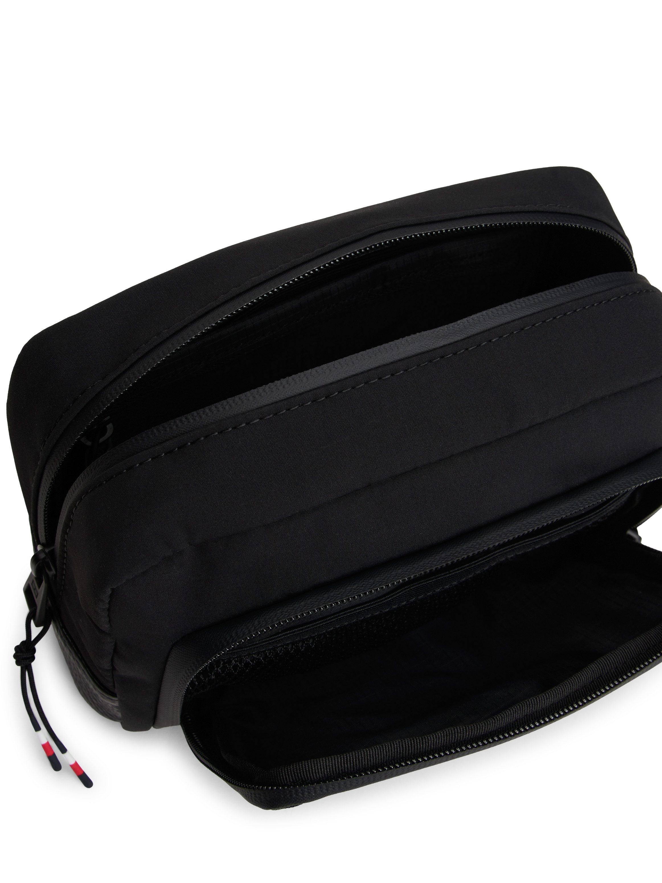 Tommy Hilfiger Kulturbeutel TH TRAVEL WASHBAG, Unisex Kosmetiktasche, Minibag, Kamarabag mit Logoschriftzug