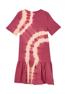 s.Oliver Minikleid Kleid mit Batikprint Volants