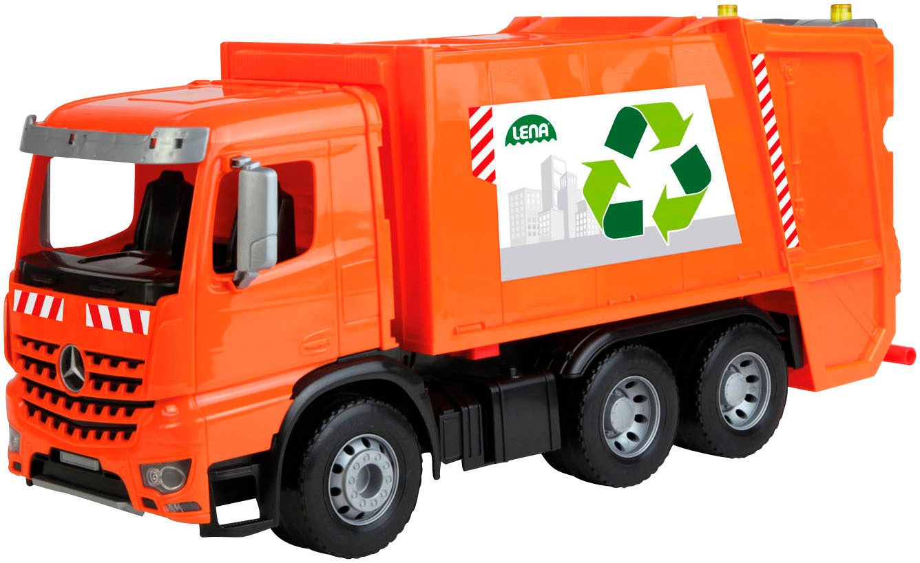 Lena® Spielzeug-Müllwagen Worxx, Mercedes-Benz Arocs, Made in Europe