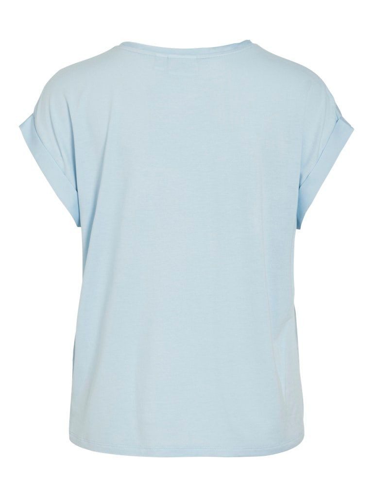 Vila T-Shirt VIELLETTE S/S SATIN TOP günstig online kaufen