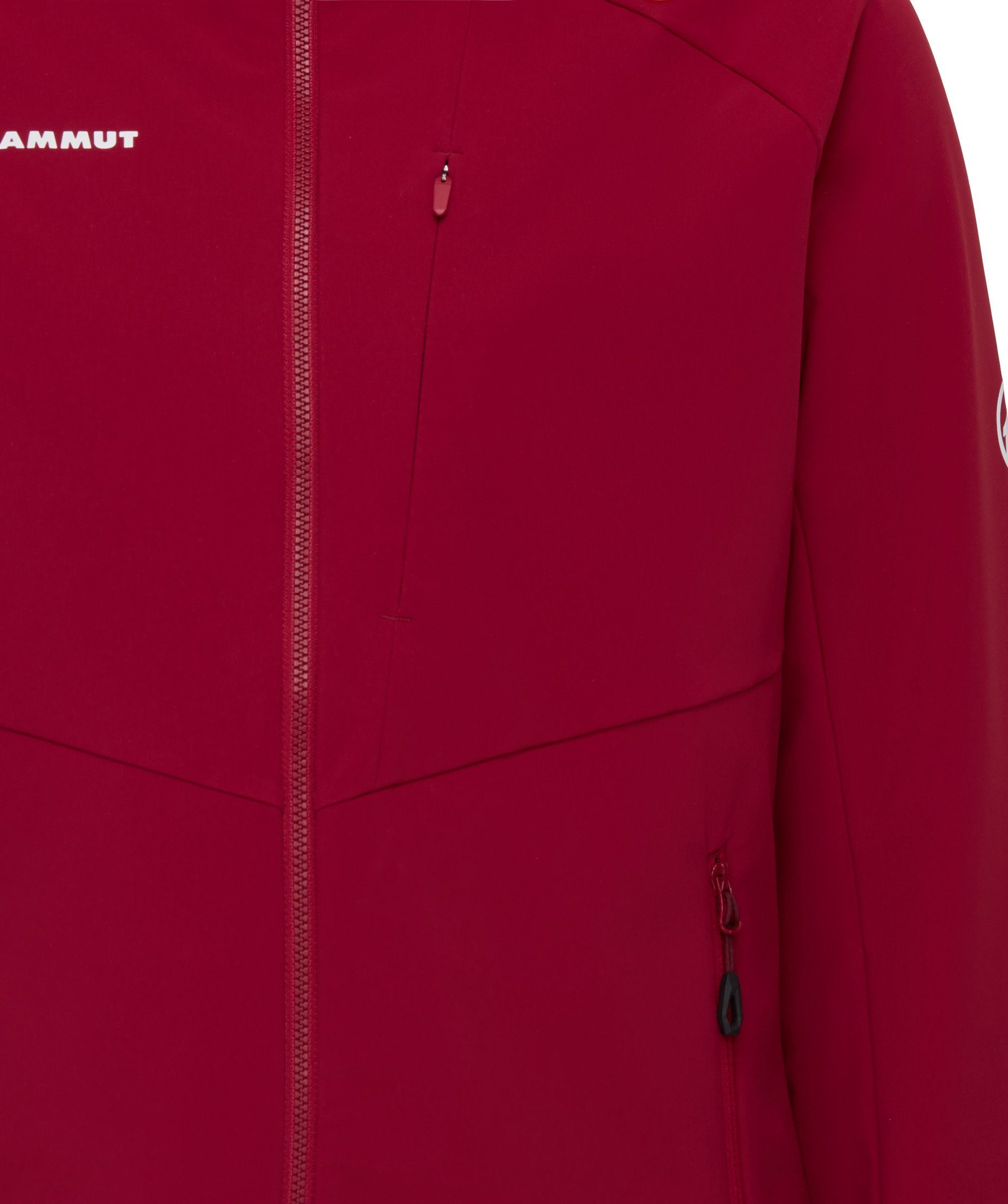 Softshelljacke Women SO Ultimate Comfort Jacket blood red Mammut Hooded