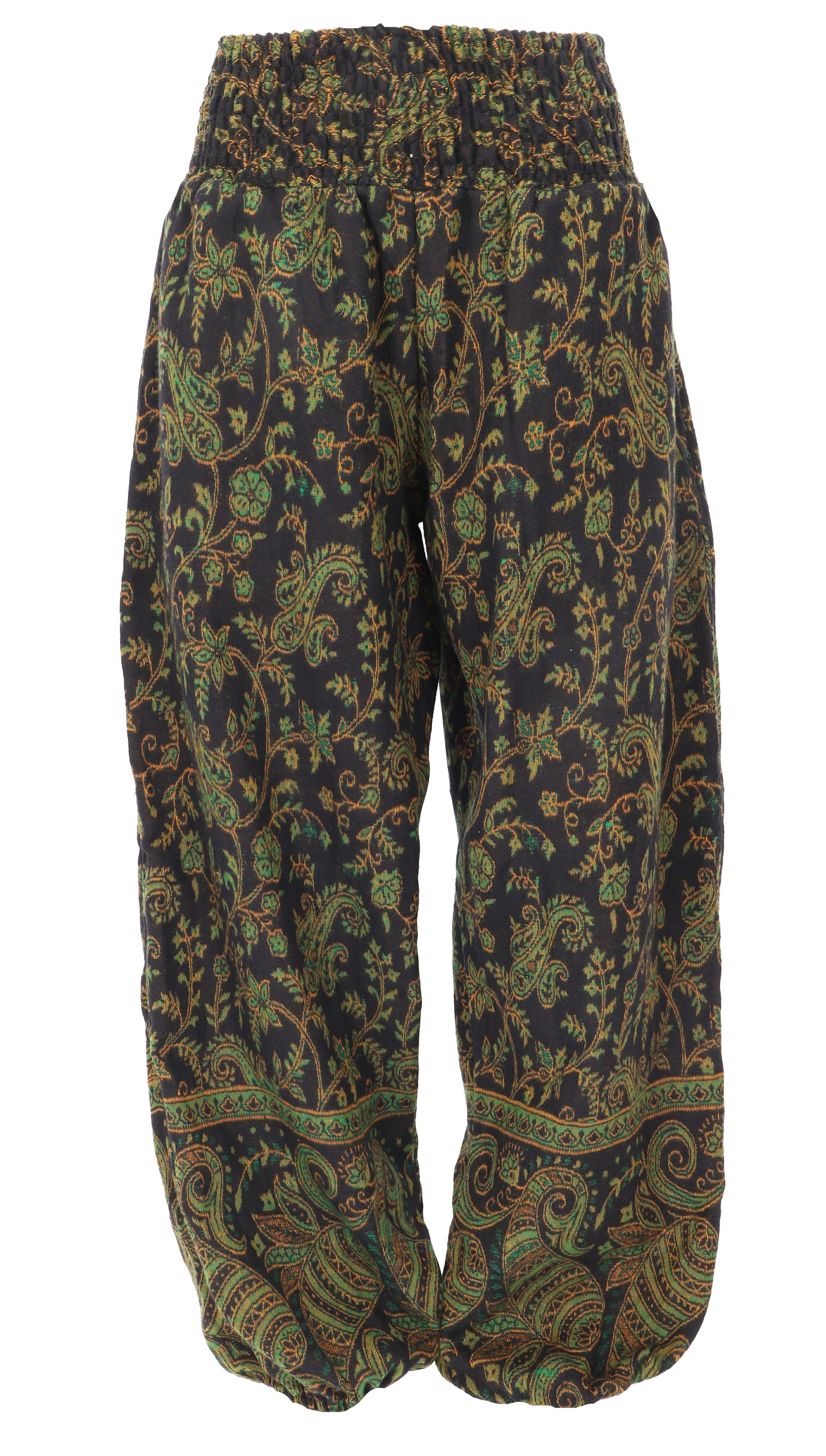 Guru-Shop Relaxhose Flauschige Boho Pluderhose, Wohlfühlhose -.. Ethno Styl günstig online kaufen