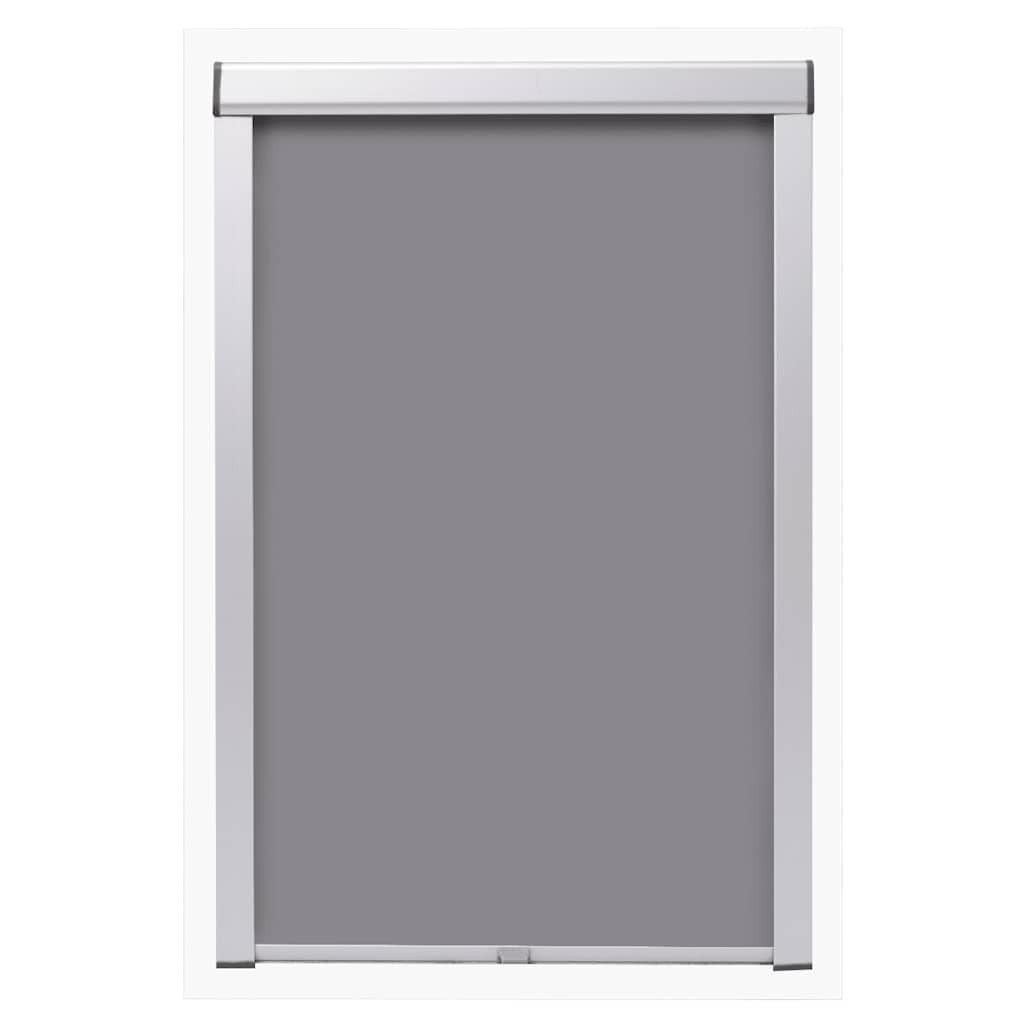 Rollo Verdunkelungsrollo Grau MK08 GGL und GGU, vidaXL