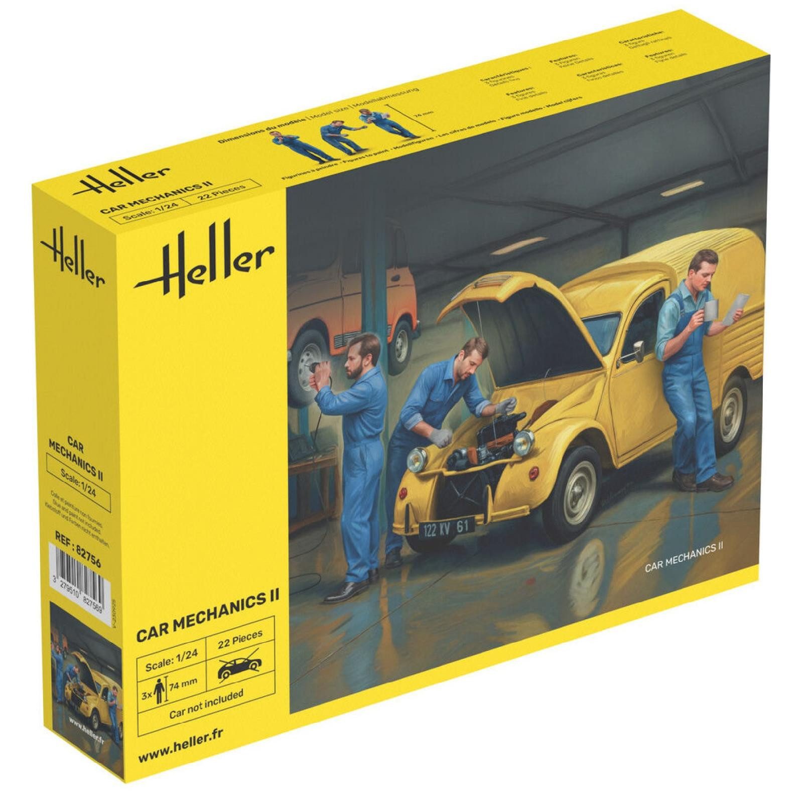 Heller Modellbausatz Car Mechanics II / 1:24