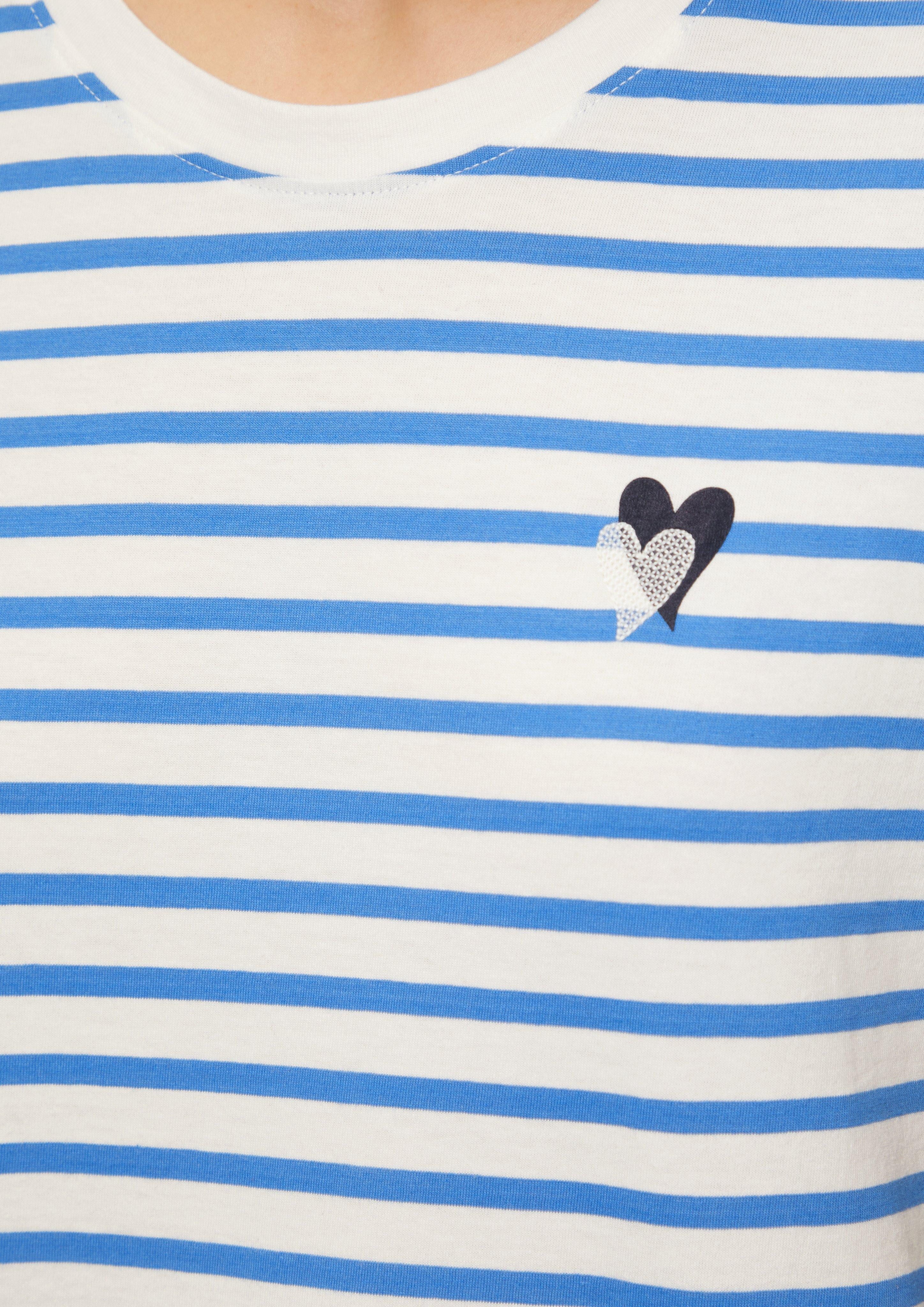 s.Oliver Kurzarmshirt Gestreiftes T-Shirt im Relaxed günstig online kaufen