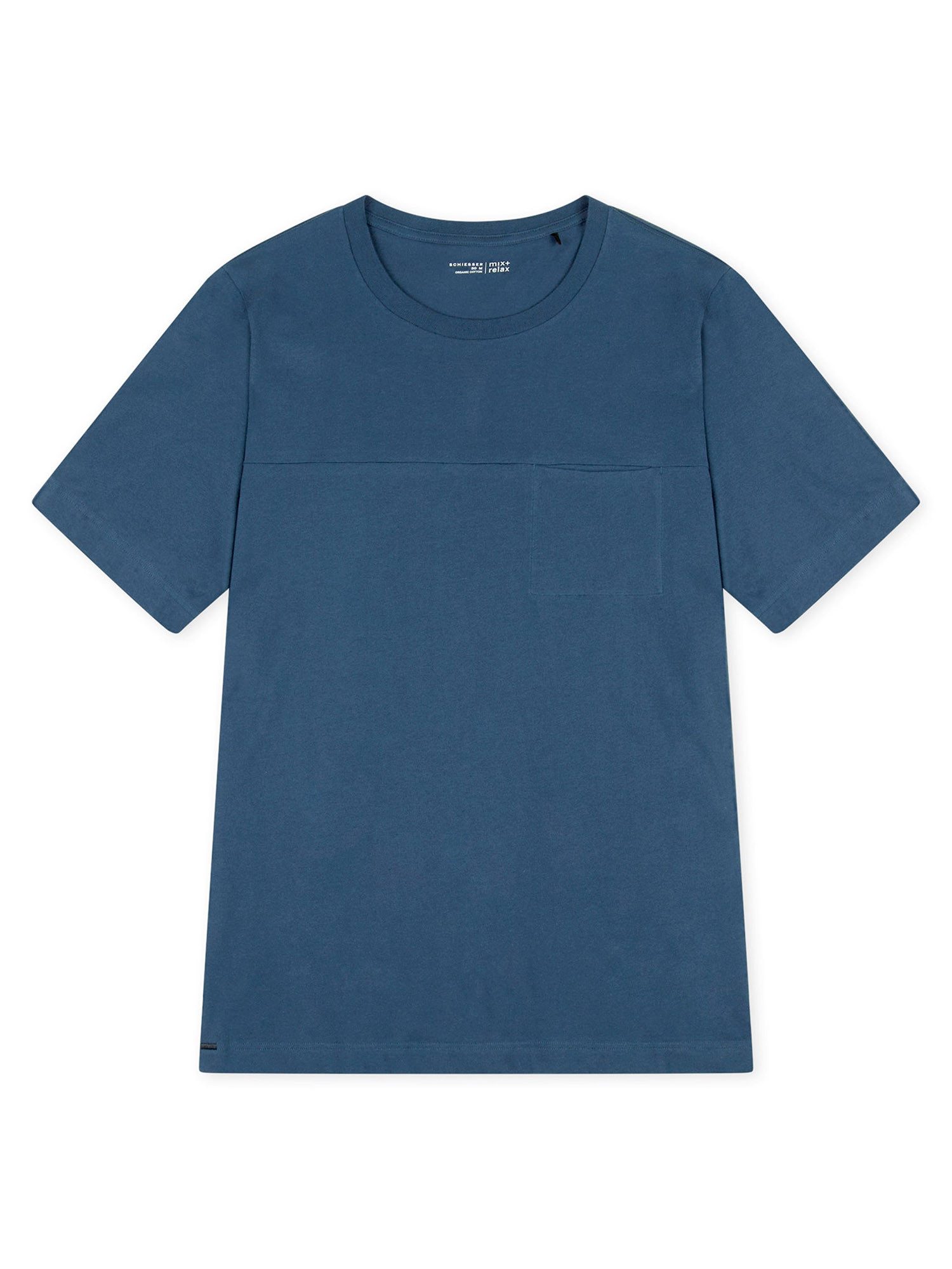 Schiesser Pyjamaoberteil Mix Relax schlaf-oberteil nachthemd sleepshirt