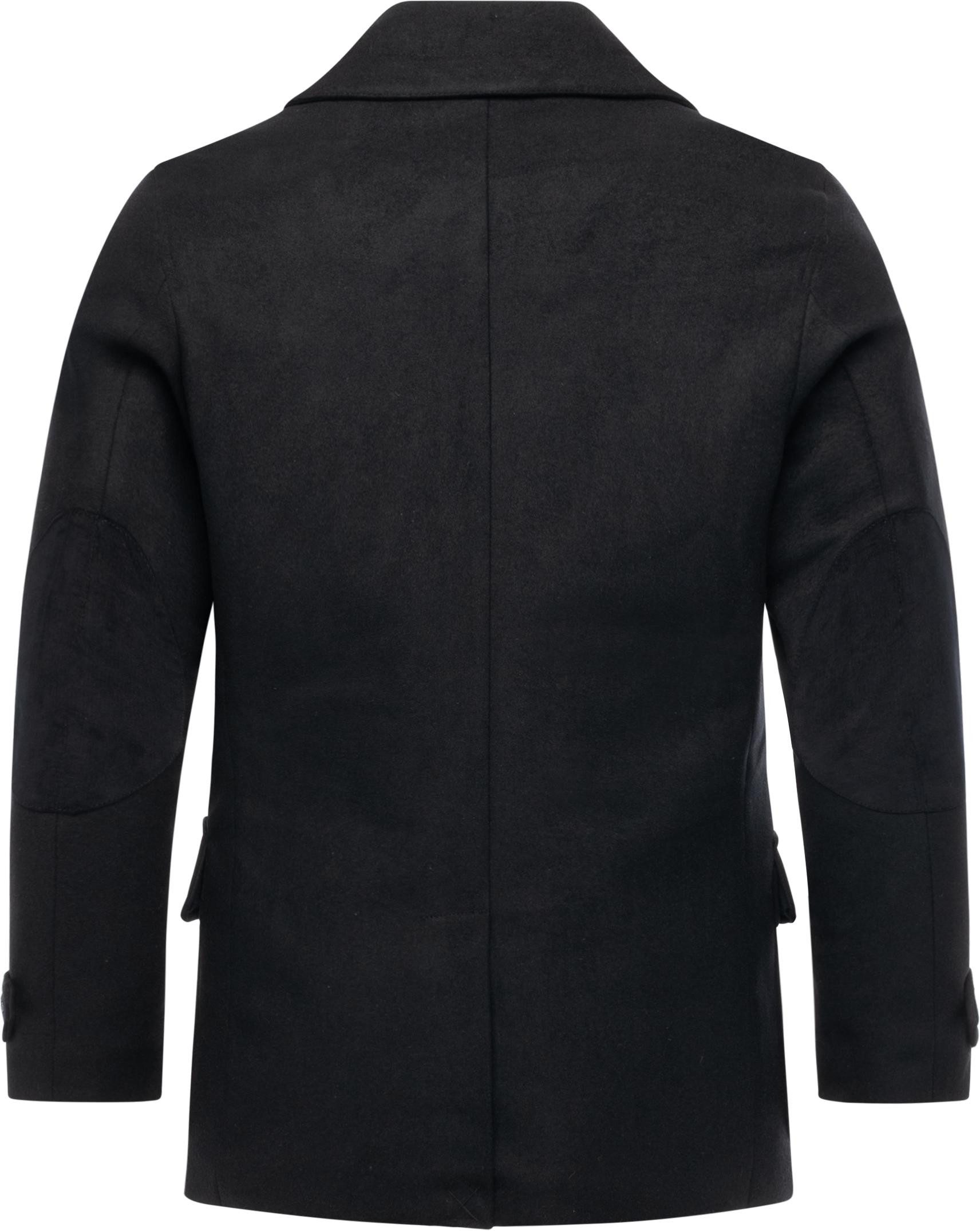 Ragwear Kurzmantel Parr YOUMODO klassischer Herren Wintermantel mit Reverskragen