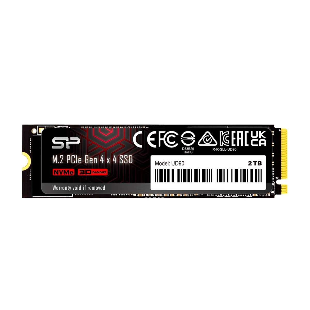 SILICON POWER Silicon Power UD90 2 TB M.2 PCI Express 4.0 NVMe 3D NAND interne SSD