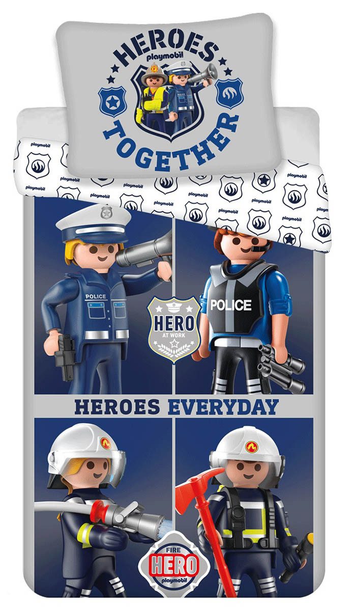 Playmobil® Kinderbettwäsche Playmobil, Renforcé, 2 teilig günstig online kaufen