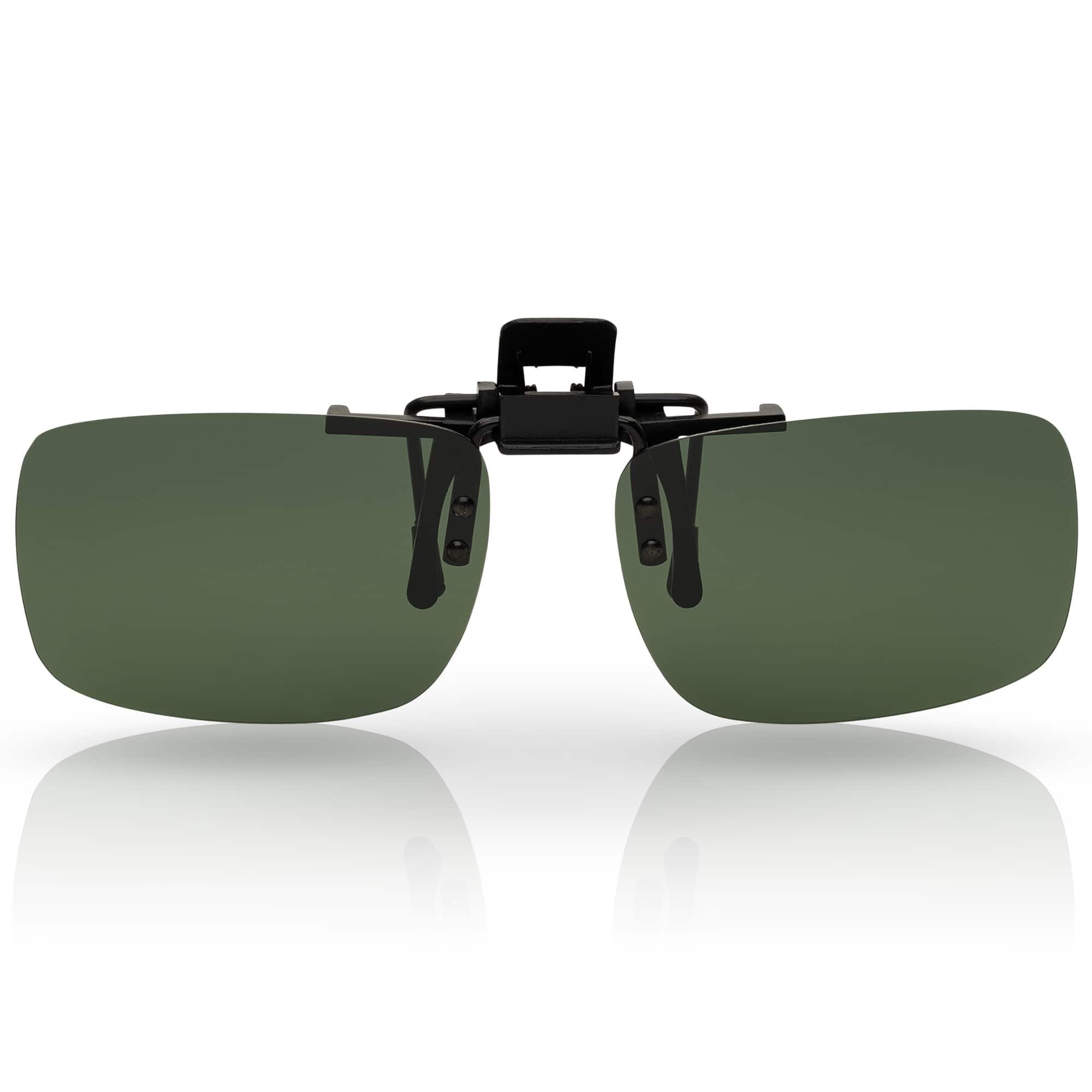 BEZLIT Eyewear Wayfarer Brillen Aufsatz Polarisiert Clip On (1-St) mit polarisierten Linsen Grau