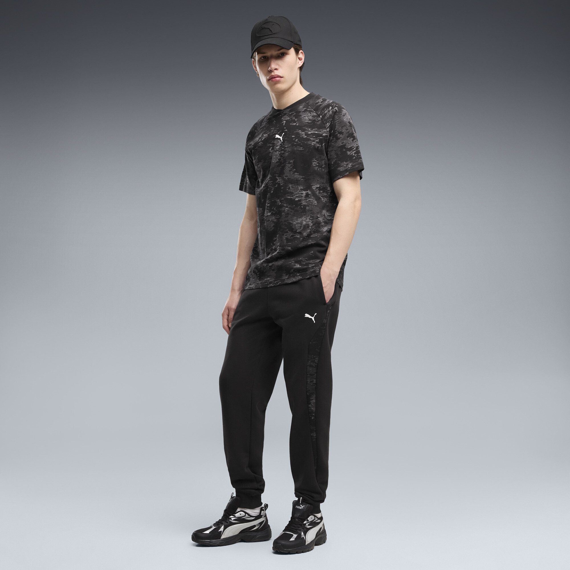 PUMA Sporthose PUMA Sport Camo Fleece Sweathose Herren