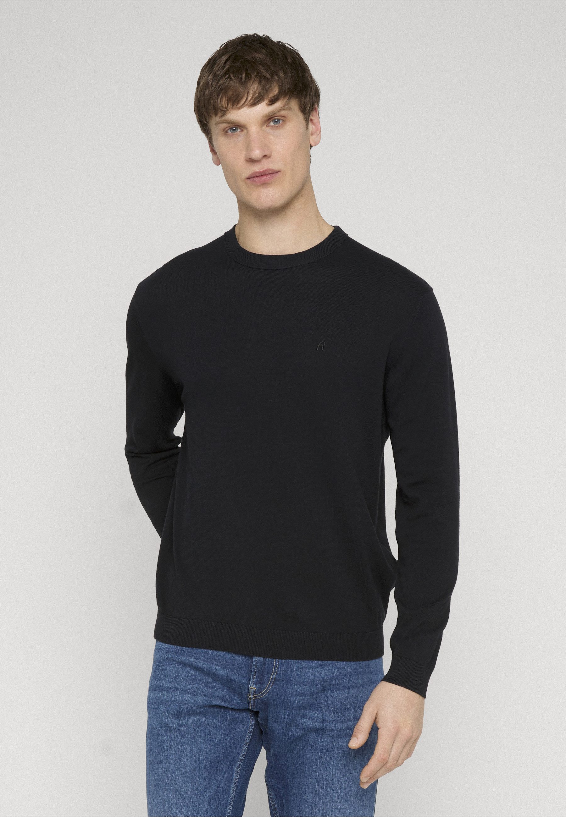 Replay Rundhalspullover Replay UK4703 knitwear crewneck (1-tlg)