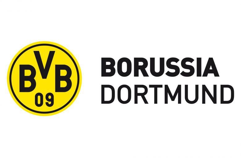 Wall-Art Wandtattoo BVB Borussia Schriftzug mit Logo (1 St), selbstklebend,  entfernbar