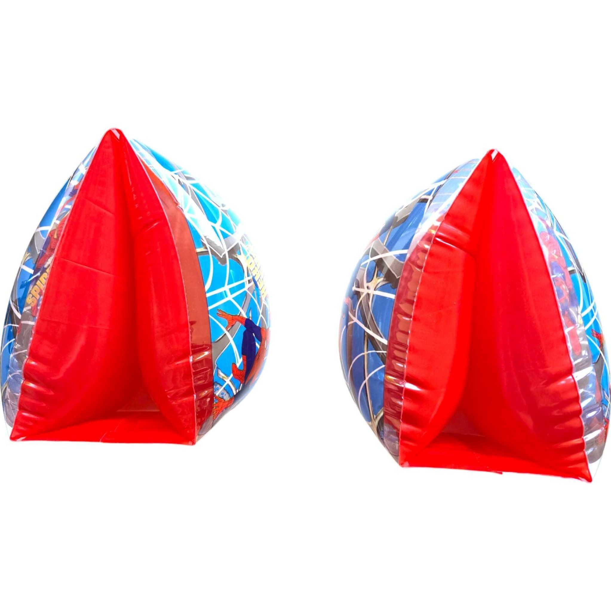 Festivalartikel Schwimmflügel Kinder-Schwimmflügel Spider-Man, PVC, für Pool und Strand, 15cm x 14cm