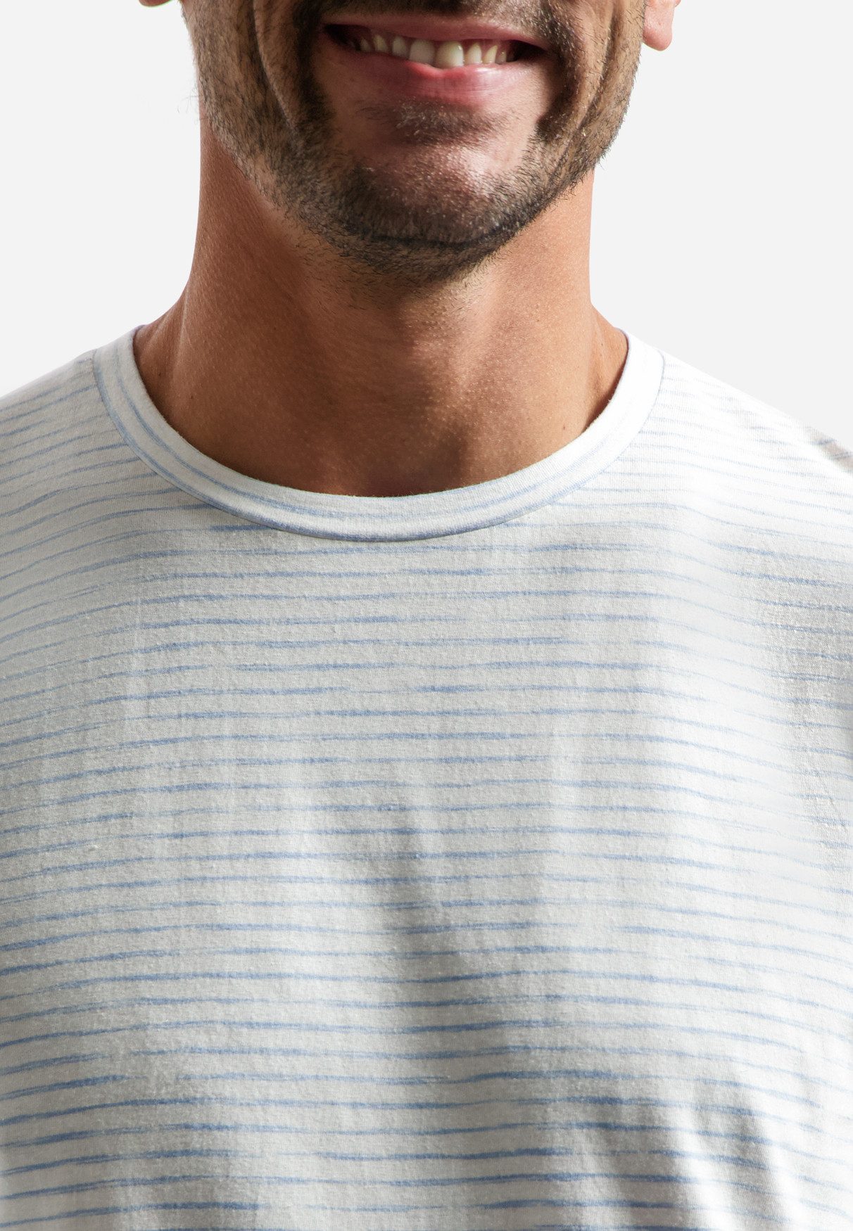 NO EXCESS T-Shirt T-Shirt Crewneck Striped
