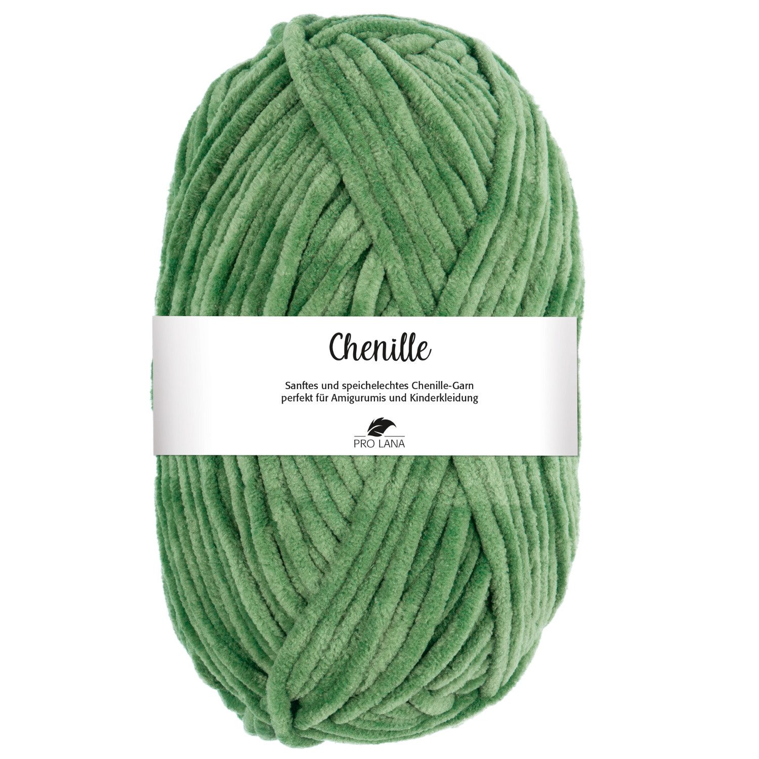 Pro Lana CHENILLE Garn Häkelwolle, 110 m (samtig weiche und stabile Chenille Wolle), 100 g