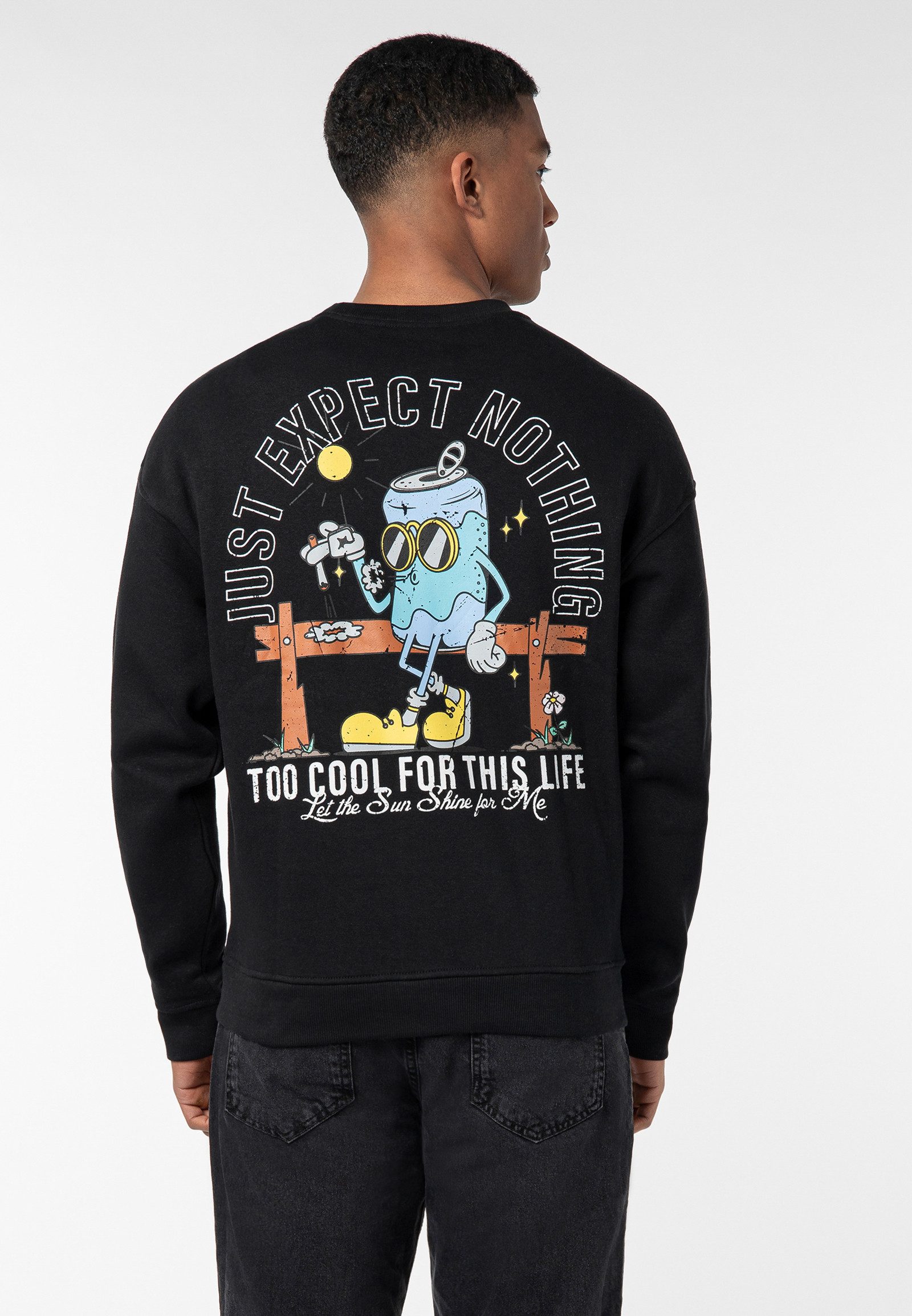SUBLEVEL Sweatshirt Herren Pullover langarm mit günstig online kaufen