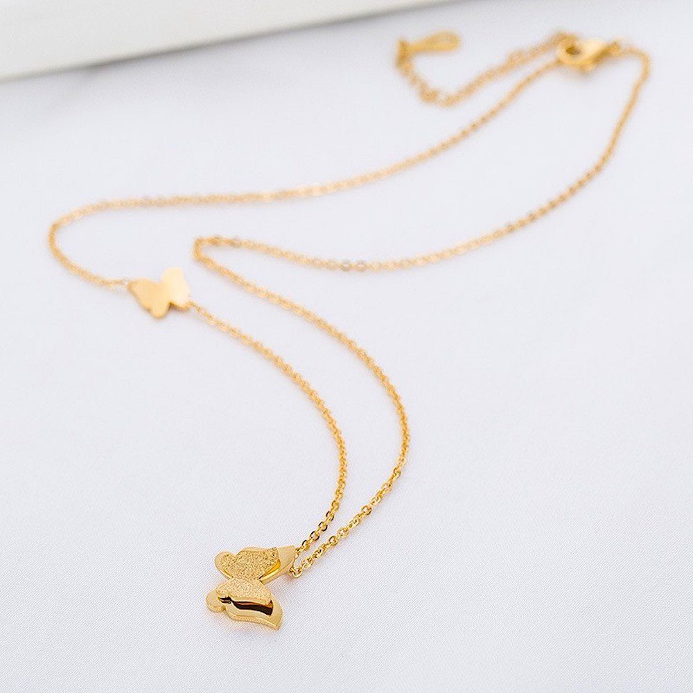 Kim Johanson Schmuckset Schmetterling (2-tlg), Halskette und Ohrringe günstig online kaufen