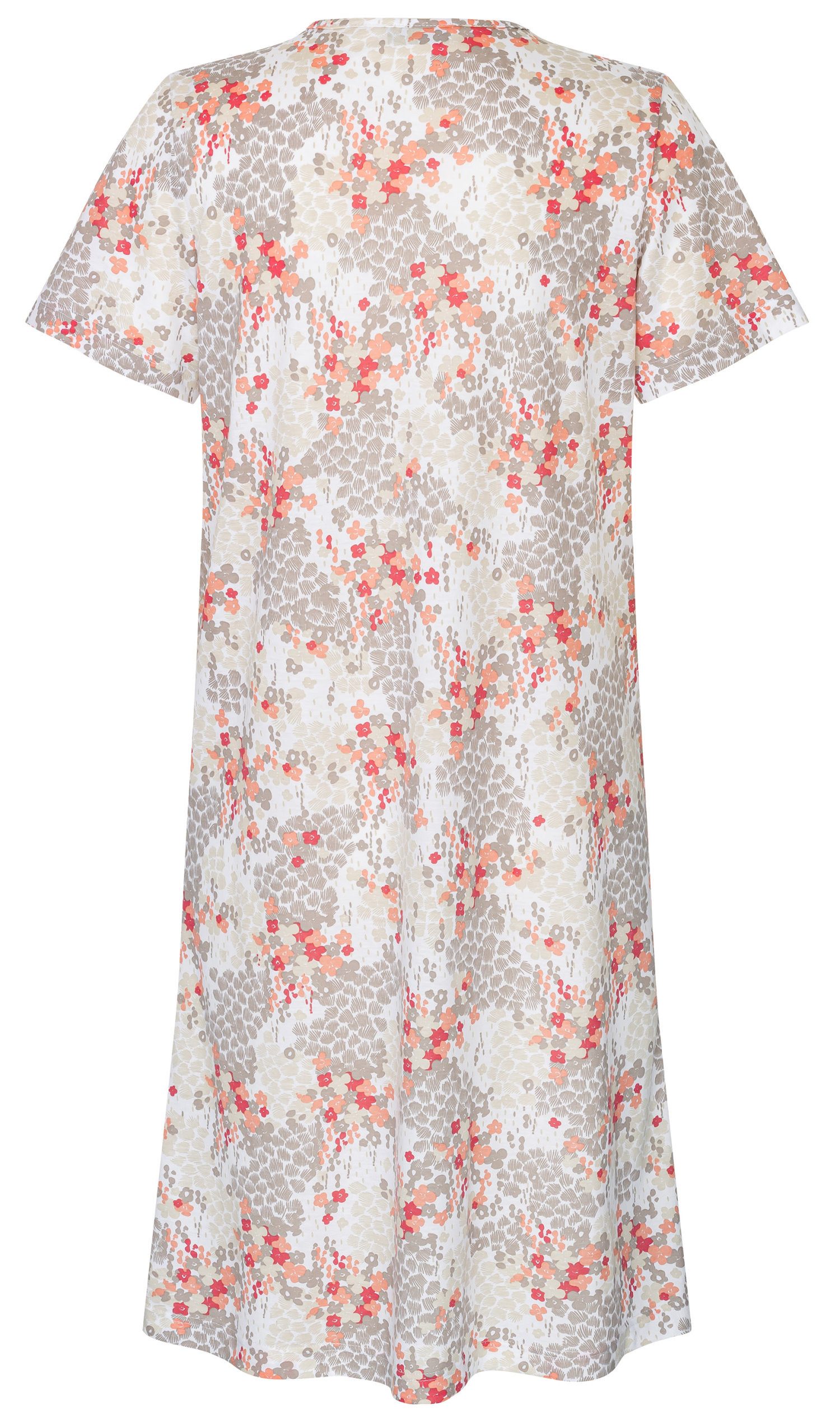 HUTSCHREUTHER Nachthemd Damen Schlafshirt mit kurzem Arm (1-tlg) Modisches Design