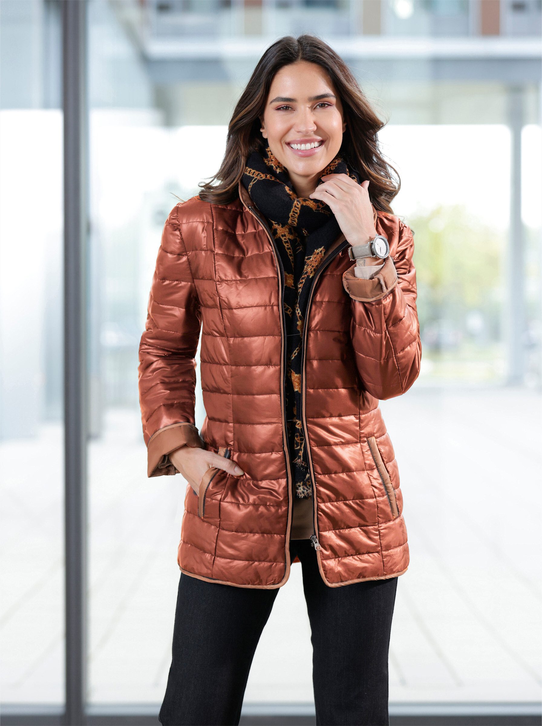 Sieh an! Allwetterjacke Steppjacke . günstig online kaufen