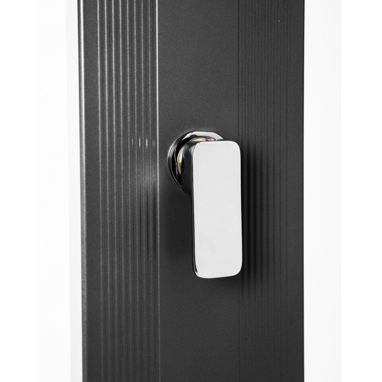 Steinbach Solardusche Slim Line Deluxe schwarz