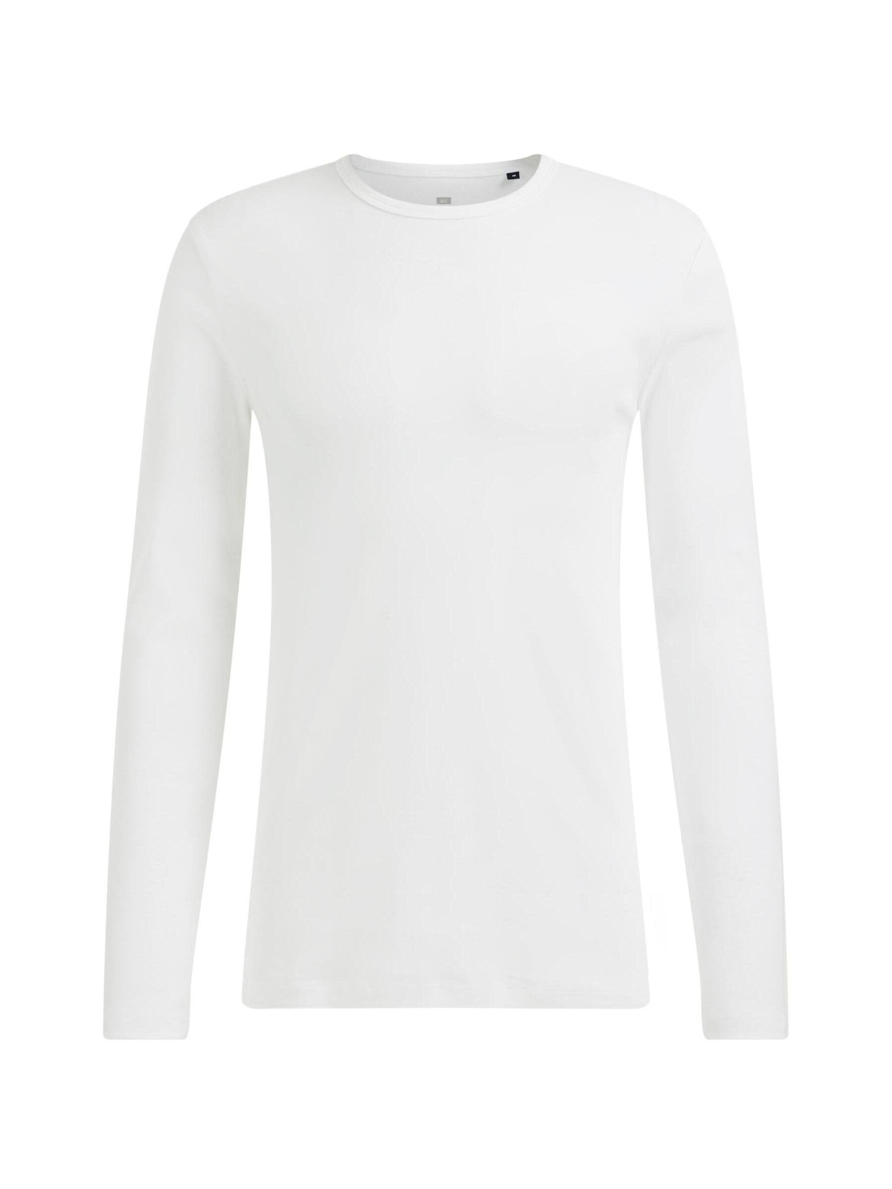 Weiß Longsleeve WE (1-tlg) Fashion