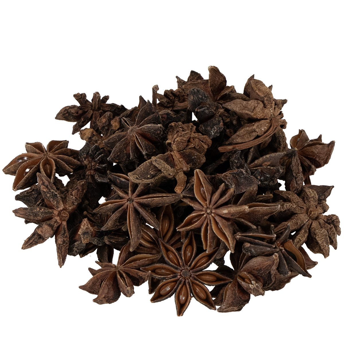 Trockenblume Getrockneter Sternanis 500g - Naturdeko für kreative, Viana, Höhe 2 cm