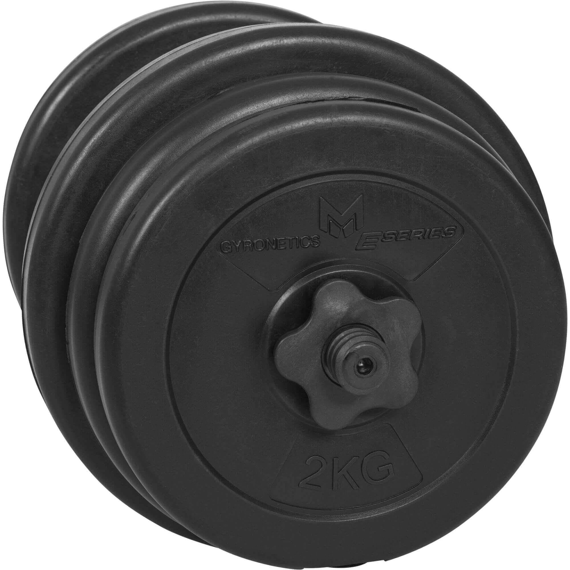 Gewichte, Kunststoff - GYRONETICS - Kurzhantel 25mm, 20kg, Hantelset Hantelscheiben Dumbbell