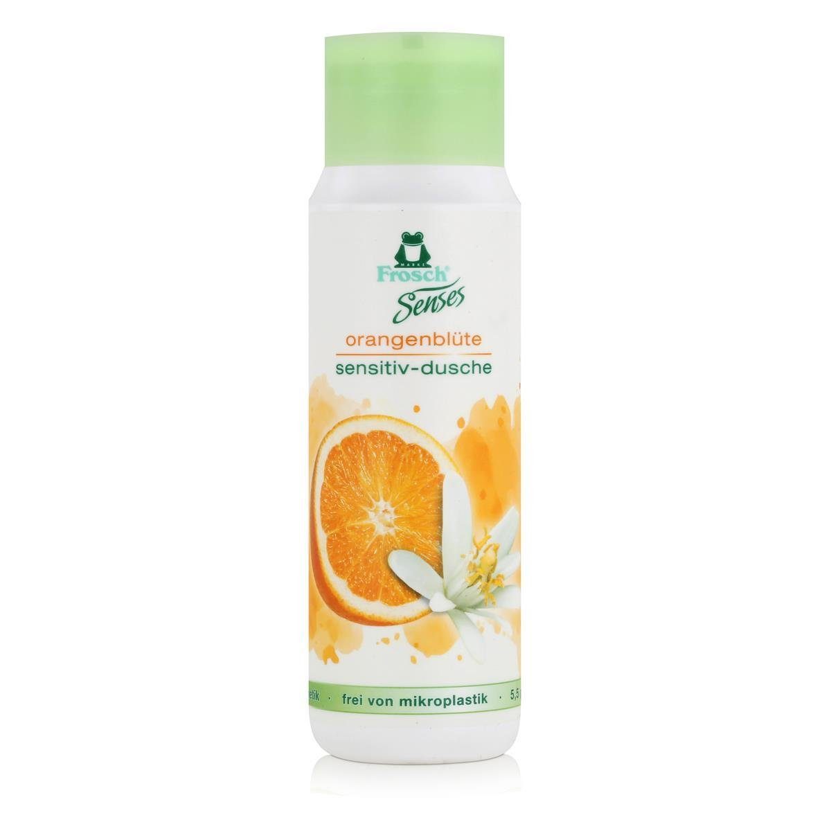 FROSCH Duschcreme Frosch Senses orangenblüte sensitiv-dusche 300ml - Duschgel (1er Pack)