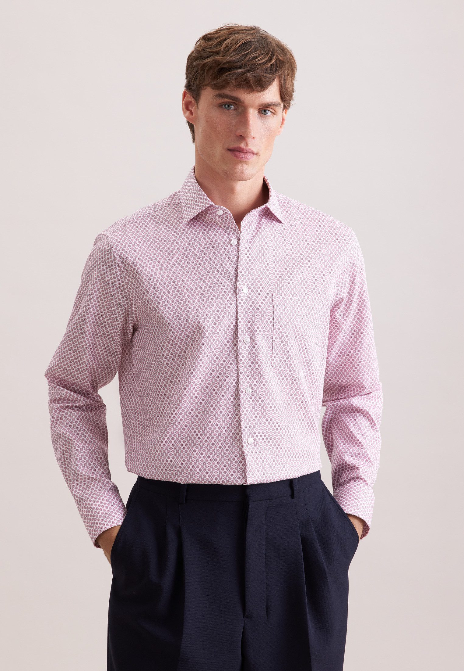 Businesshemd Schwarze Rose