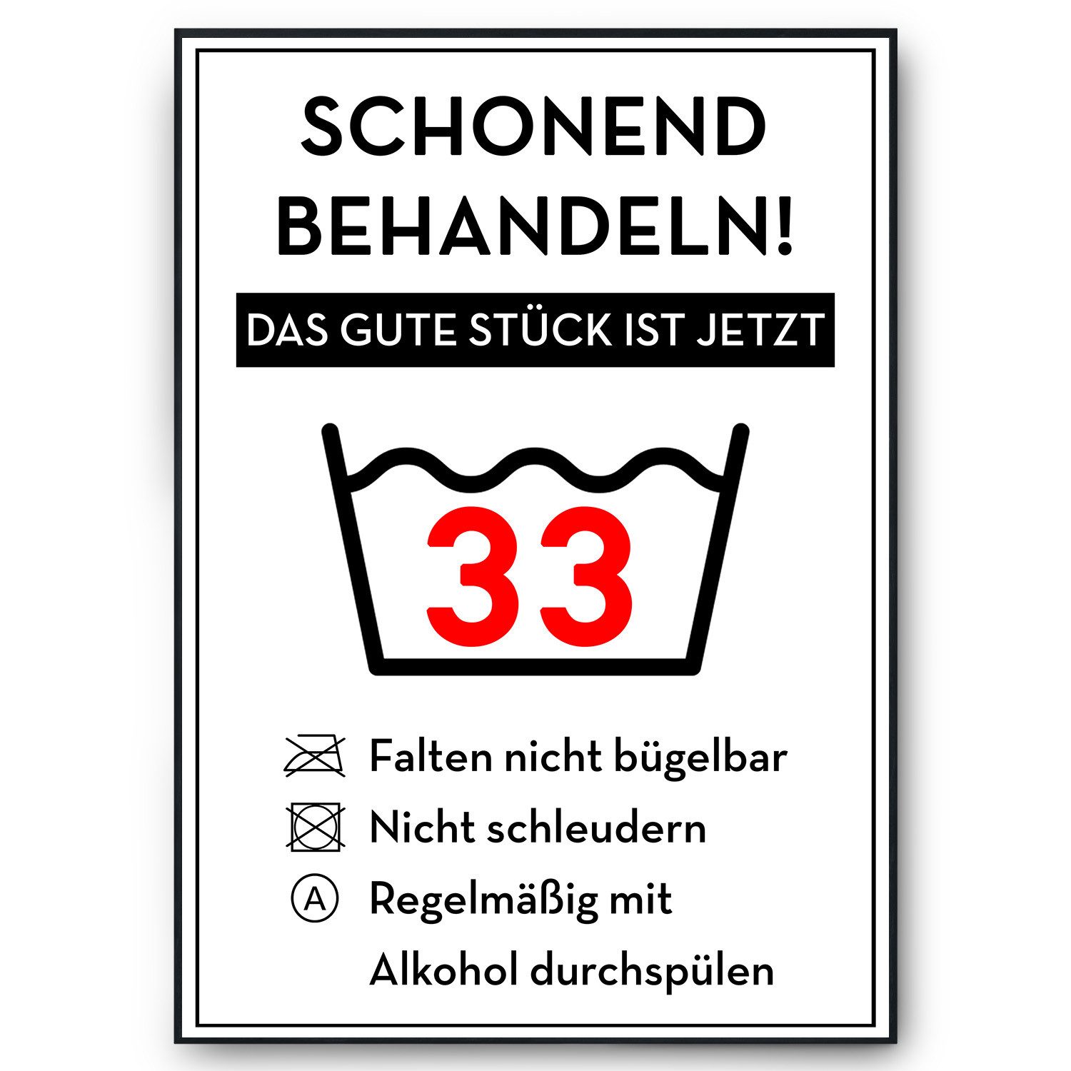 Tigerlino Poster Geburtstag Geschenk Urkunde Lustig günstig online kaufen