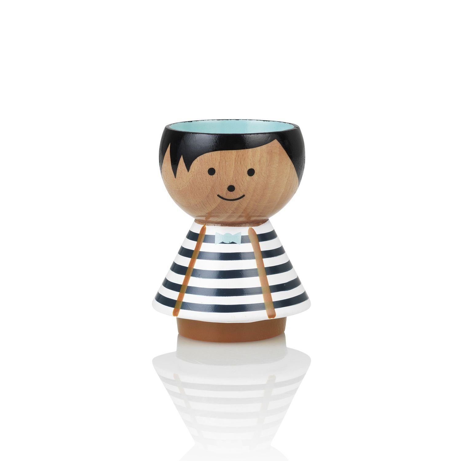 Lucie Kaas Eierbecher Bordfolk Boy Blue Stripes