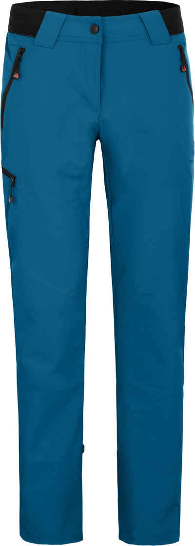 Bergson Outdoorhose VIDAA COMFORT Damen Wanderhose, leicht, strapazierfähig, Kurzgrößen, Saphir blau