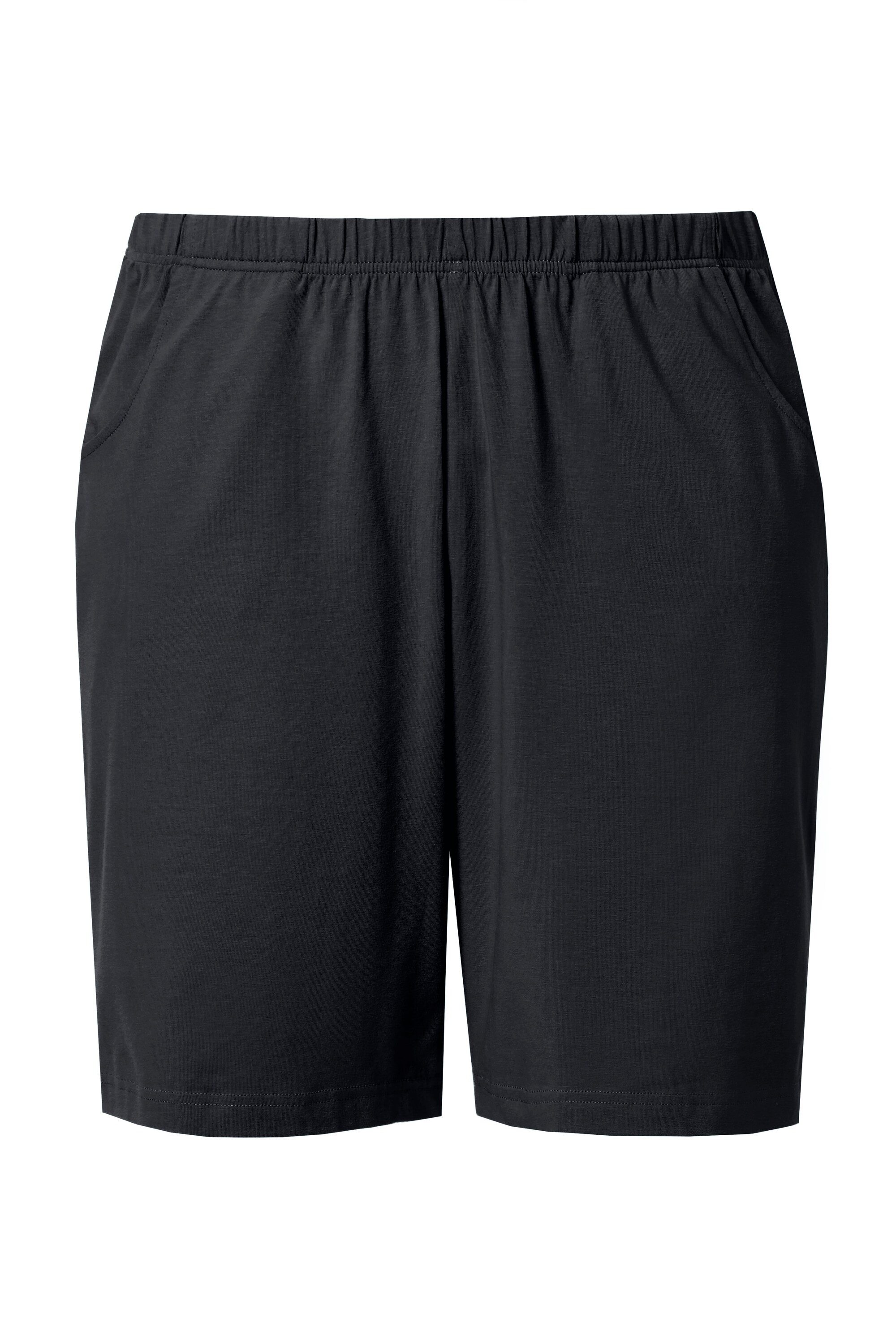 Ulla Popken Bermudas Jerseyshorts Taschen Elastikbund günstig online kaufen