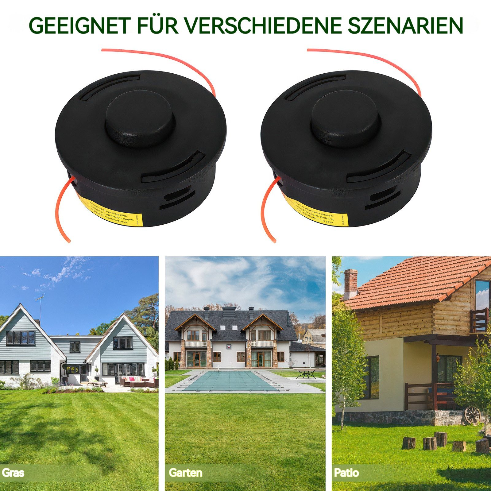 BlingBin Rasenmähermesser 1-2 Stück Mähkopf 25-2 günstig online kaufen