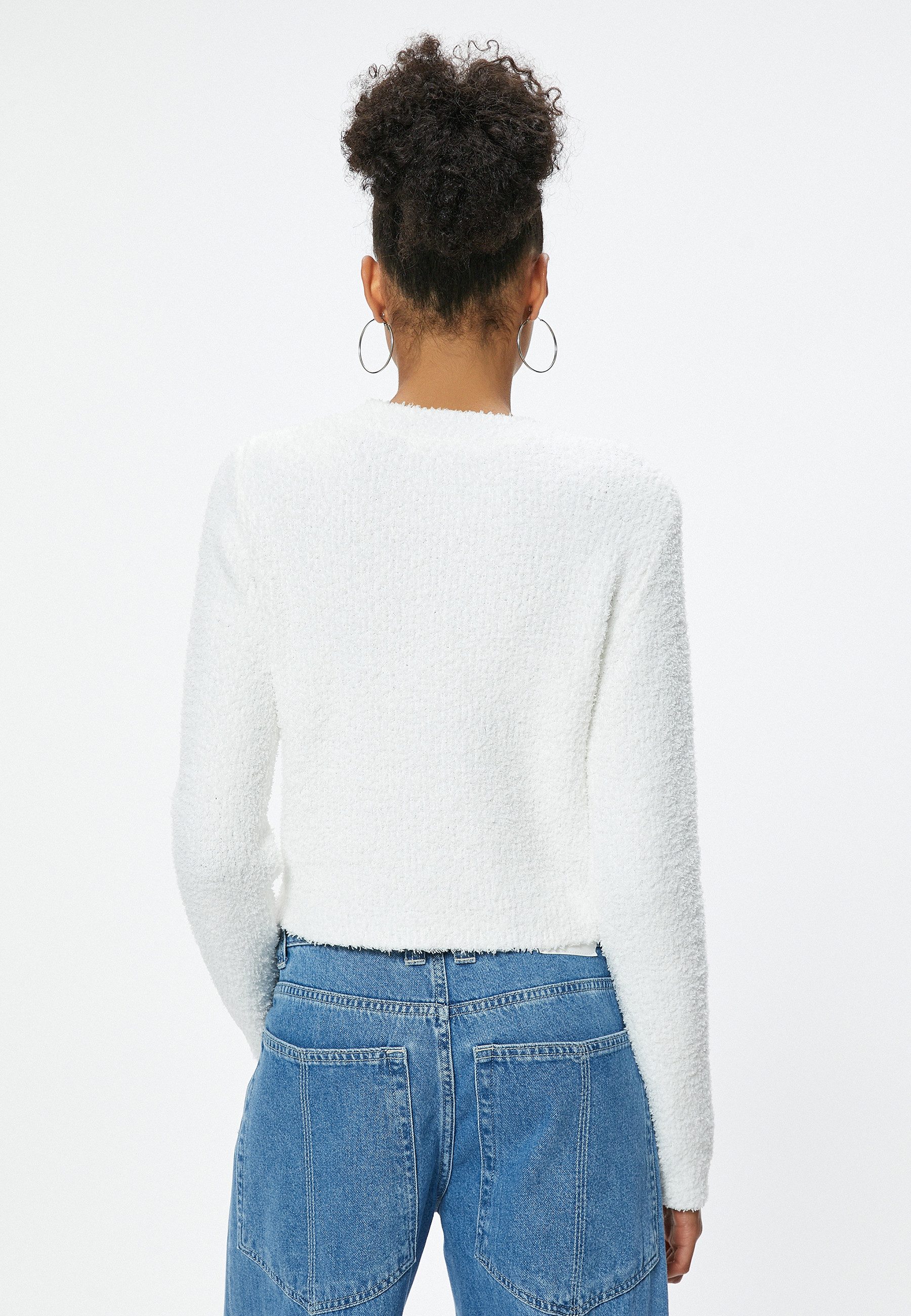 Koton Rundhalspullover Rundhalsausschnitt Regular